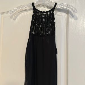 Black High Neck Tank